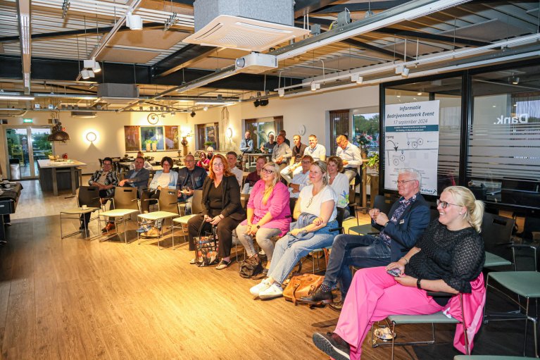 Sfeerfoto bedrijvennetwerk event 2024